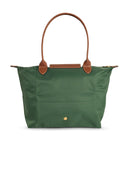 Longchamp 'le pliage original' M Bolsa en poliamida verde inglés