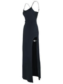 Coperni Black Cotton Blend Dress