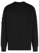 C.P. Company 'Brushed' Black Cotton Sweatshirt