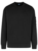 C.P. Company 'Emerized' Black Cotton Sweatshirt