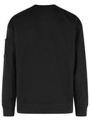 C.P. Company 'Emerized' Black Cotton Sweatshirt