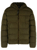 C.P. Company 'Chrome R' Green Polyamide Down Jacket