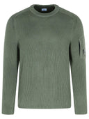 C.P. Bedrijf 'Full Rib' Gray Cotton Blend Sweater