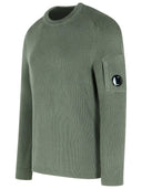 C.P. Bedrijf 'Full Rib' Gray Cotton Blend Sweater