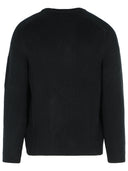 C.P. Company 'Full Rib' Black Cotton Blend Sweater