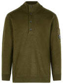 C.P. Company 'Grs' Green Wool Blend Sweater