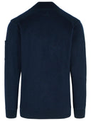 C.P. Company 'Grs' Navy Wool Blend Sweater