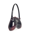 Diesel 'Double D' Burgundy Polished Pu Bag