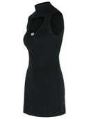 Diesel 'Oloni' Short Black Wool Dress