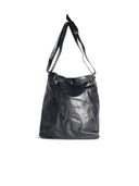 Dries Van Noten Black Lear Bag