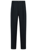 Dries Van Noten 'Penrud' Straight Black Wool Pants