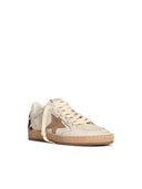 Golden Goose 'Ball Star' White Suede And Pony Lear Sneakers