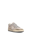 Sneaker in pelle scamosciata rosa dell'oca dell'oca d'oro