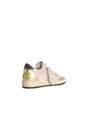 Sneaker in pelle scamosciata rosa dell'oca dell'oca d'oro