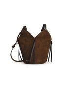 Isabel Marant 'Tampa' Mini Bucket Bag In Bronze Suede