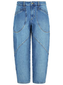 Isabel Marant Catarina' Blue Cotton Jeans