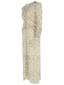 Isabel Marant 'albini' 'ecru' zijden jurk