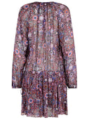 Isabel Marant Etoile 'Bess' Wine Colored Viscose Dress