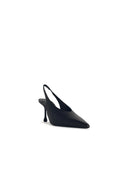 Jimmy Choo 'Isa 80' Black Lear Slingbacks