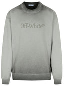 Off White 'Laundry Skate' Grey Cotton Sweatshirt