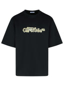 Off White 'Cloudy Arrow' Black Cotton T Shirt