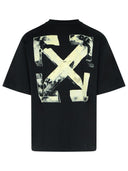 Off White 'Cloudy Arrow' Black Cotton T Shirt