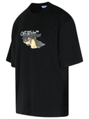 Off White 'Paint Arrow' Black Cotton T Shirt