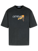 Off White 'Cupid Arrow' Black Cotton T Shirt