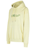 Off White 'Cloudy Arrow' Ivory Cotton Sweatshirt
