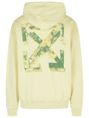 Off White 'Cloudy Arrow' Ivory Cotton Sweatshirt