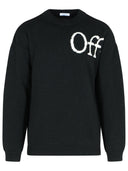 Off White Bookish' Black Wool Blend Sweater