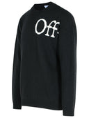 Off White Bookish' Black Wool Blend Sweater
