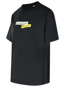 Palm Angels 'Paxlatimes' Black Cotton T Shirt