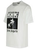 Palm Angels 'december Palmcultuur 'wit katoenen t -shirt