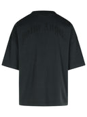 Camisa de algodón negro de Palm Angels