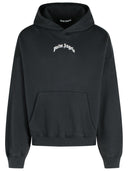Palm engelen zwart katoen sweatshirt