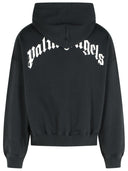 Palm engelen zwart katoen sweatshirt