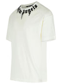 Palm Angels White Cotton T Shirt