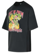 Palm Angels 'Rest In Palm' Black Cotton T Shirt