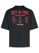 Palm Angels 'Rest In Palm' Black Cotton T Shirt