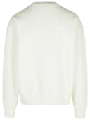 Palm Angels White Cotton Sweatshirt