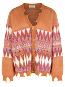 Laneus Multi Wool Blend Cardigan