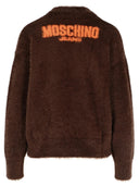 Moschino jeans bruine polyamide trui