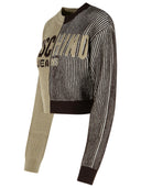 Moschino Jeans Two Tone Cashmere Blend Sweater