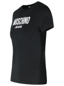 Moschino Jeans Black Cotton T Shirt