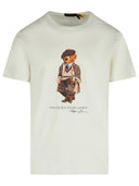 Polo Ralph Lauren orso t -shirt in wit katoen