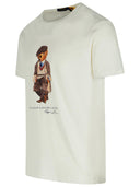 Polo Ralph Lauren orso t -shirt in wit katoen