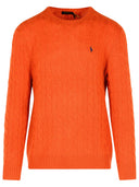Polo Ralph Lauren Naranja y suéter de cachemir