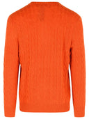 Polo Ralph Lauren Naranja y suéter de cachemir