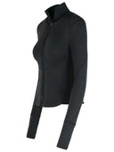 Adidas By Stella Mccartney 'Tpr' Black Polyamide Blend Sweatshirt